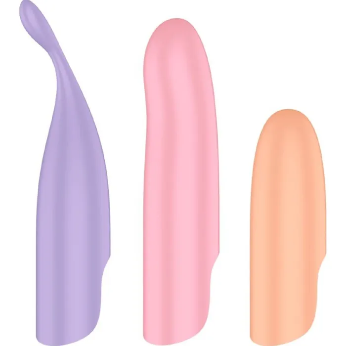 4 in 1 Interchangeable Toys Playful Four MultiColoured Satisfyer Vibrators