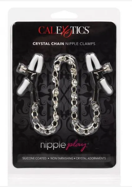 Couples Nipple Play Nipple Play Crystal Chain Nipple Clamps Couples Nipple Play Nipple Play Crystal Chain Nipple Clamps