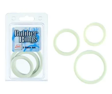 Male Sex Toys Seductucom Rubber Ring White 3 Piece Set Male Sex Toys Seductucom Rubber Ring White 3 Piece Set