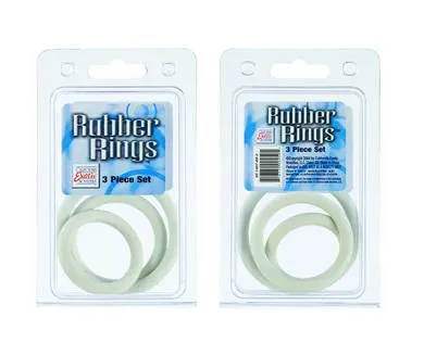 Male Sex Toys Seductucom Rubber Ring White 3 Piece Set Male Sex Toys Seductucom Rubber Ring White 3 Piece Set