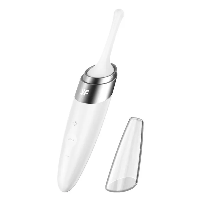 Satisfyer Tip Stimulator Twirling Delight White Female Sex Toys