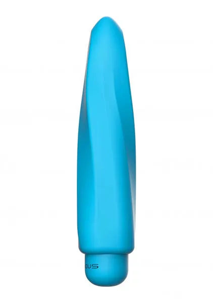 Shots Toys Luminous ABS Bullet With Silicone Sleeve 10Speeds Myra Turquoise Female Sex Toys