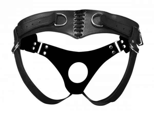 Strict Leather Female Sex Toys Leather Corset Back Strap On Dildo Harness Strict Leather Female Sex Toys Leather Corset Back Strap On Dildo Harness
