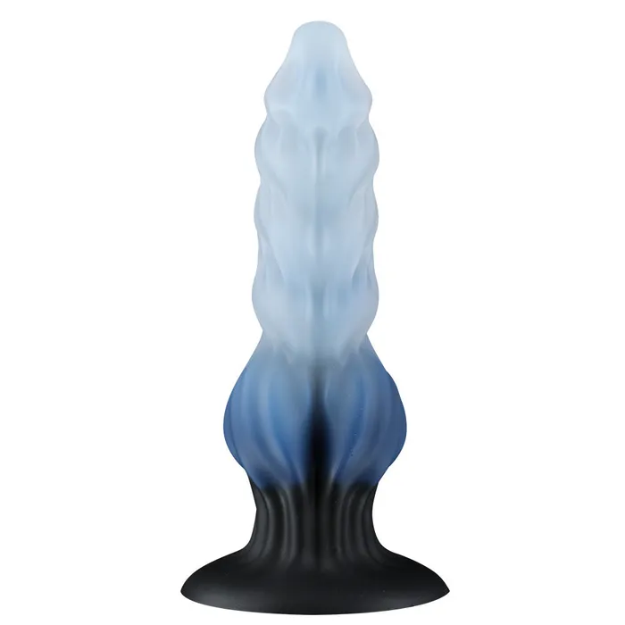  Female Sex Toys Fantasy Ice Wolf Rib Silicone Dildo