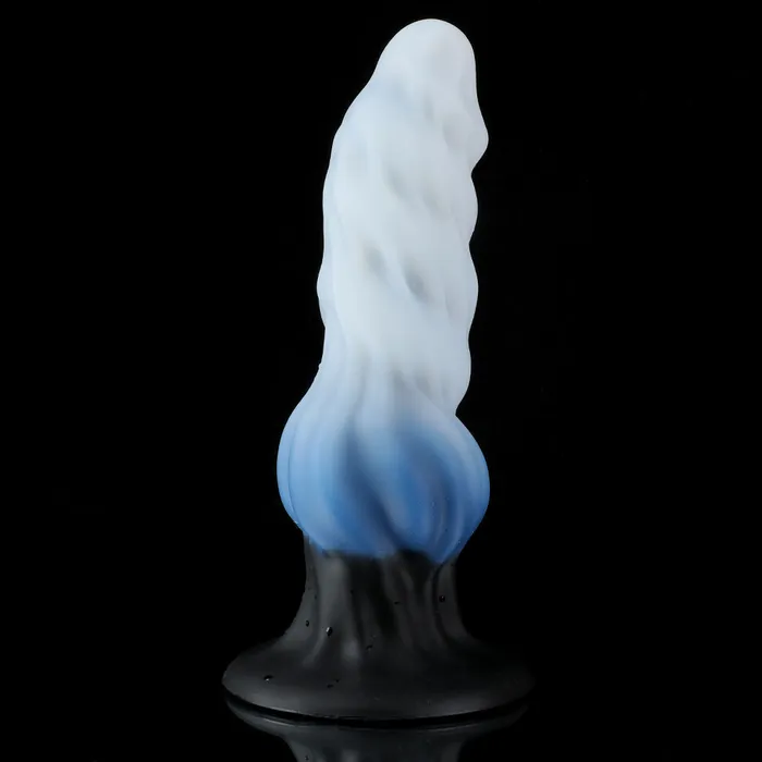  Female Sex Toys Fantasy Ice Wolf Rib Silicone Dildo