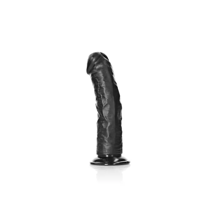 Shots Toys Dildos Realistic dildo Real Rock Curved 6 black