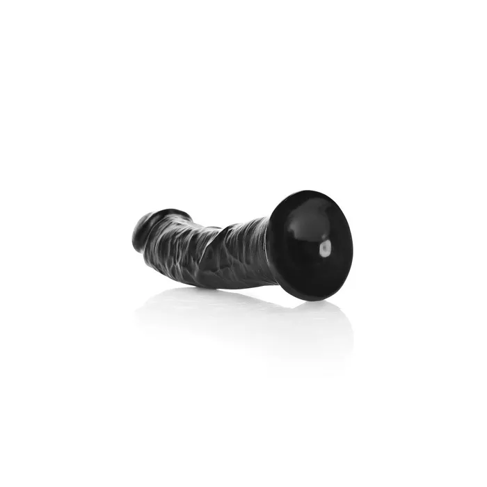 Shots Toys Dildos Realistic dildo Real Rock Curved 6 black