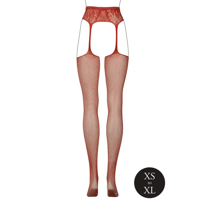 Vibrators Le Desir Fishnet tightsgarter Le Desir red