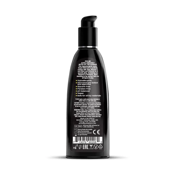 Wicked Vibrators Aqua Sensitive 8oz