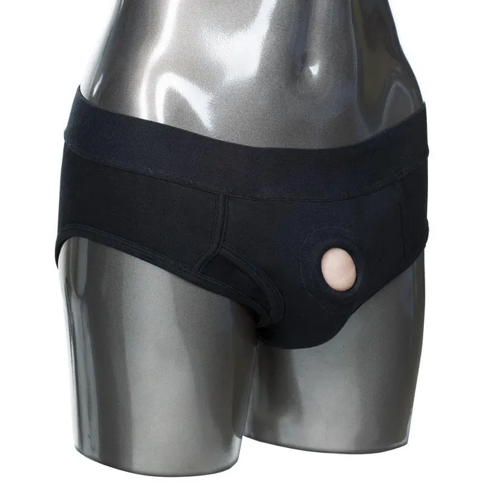 California Exotic Female Sex Toys Packer Gear Brief Harness Large to Xtra Large