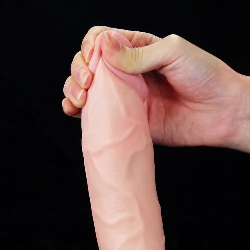 LOVETOY 9 Soft Ejaculation Cock With Ball Squarting Dildo LOVETOY Female Sex Toys